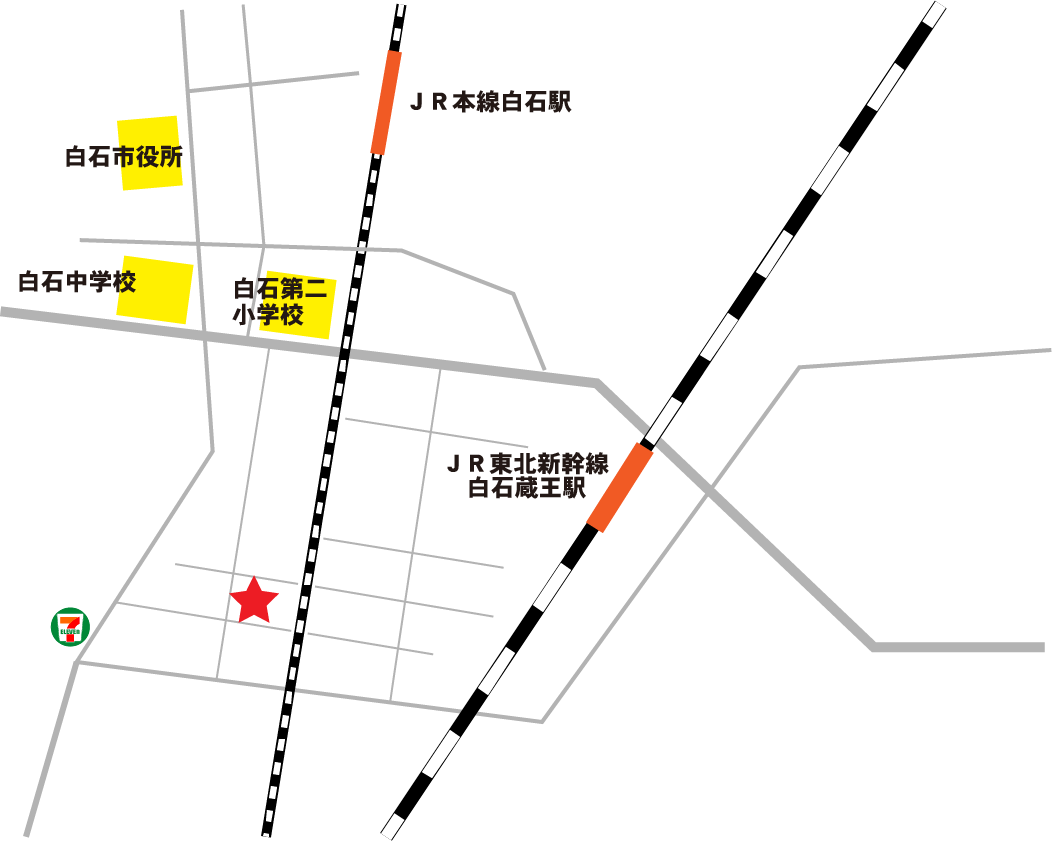 白石田町MAP