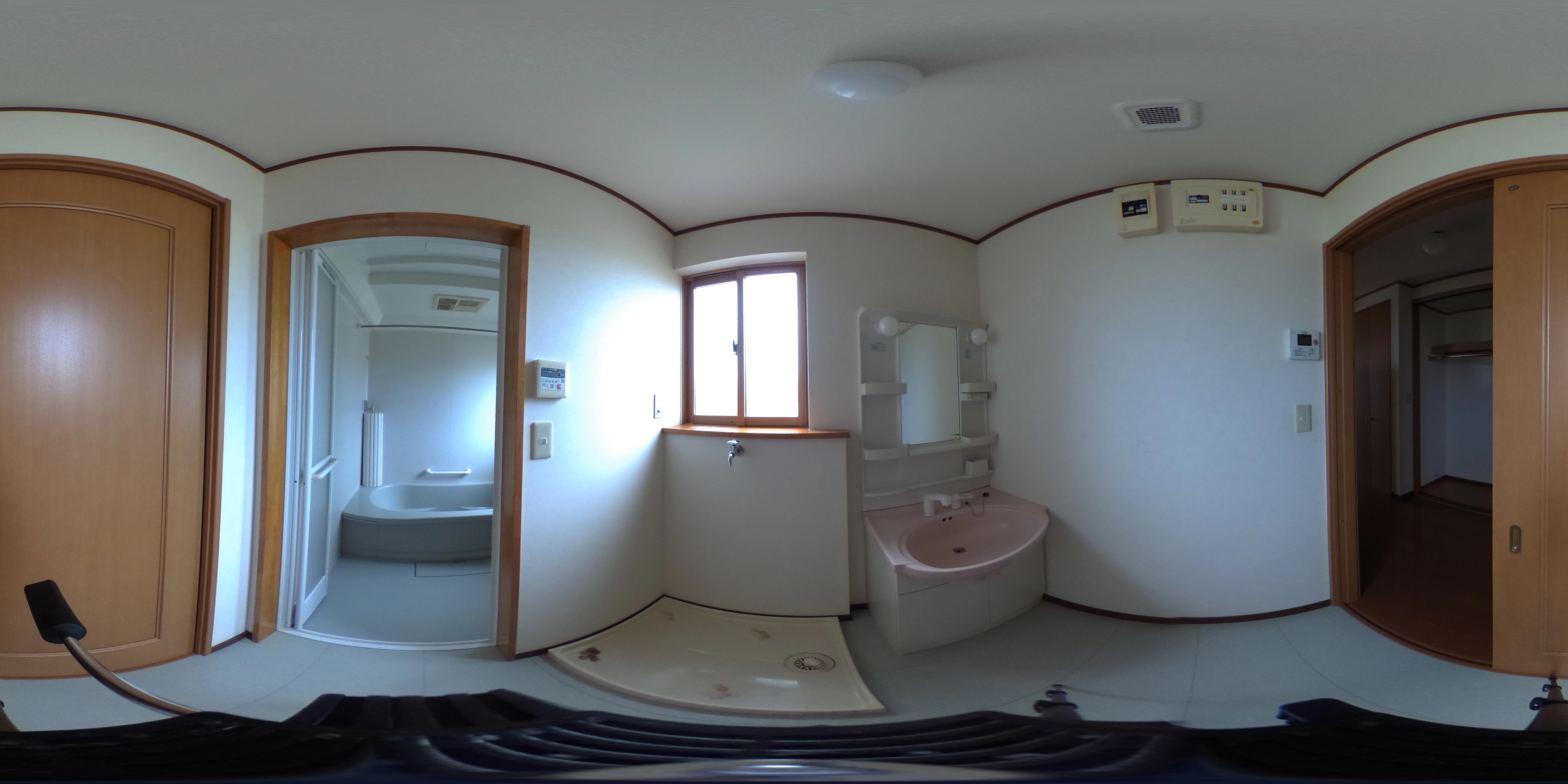 洗面・脱衣スペース（360度パノラマ）