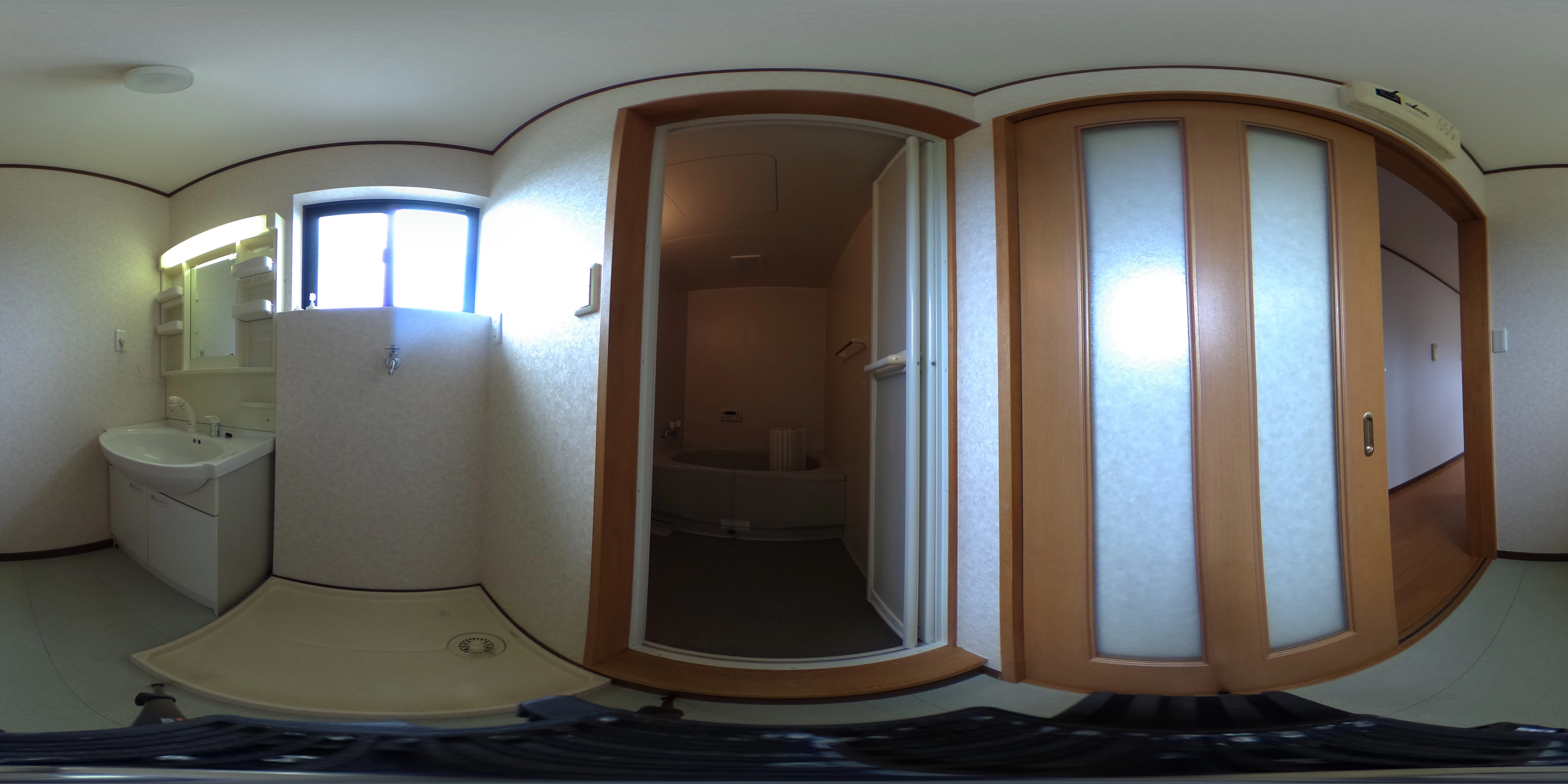 洗面・脱衣スペース（360度パノラマ）