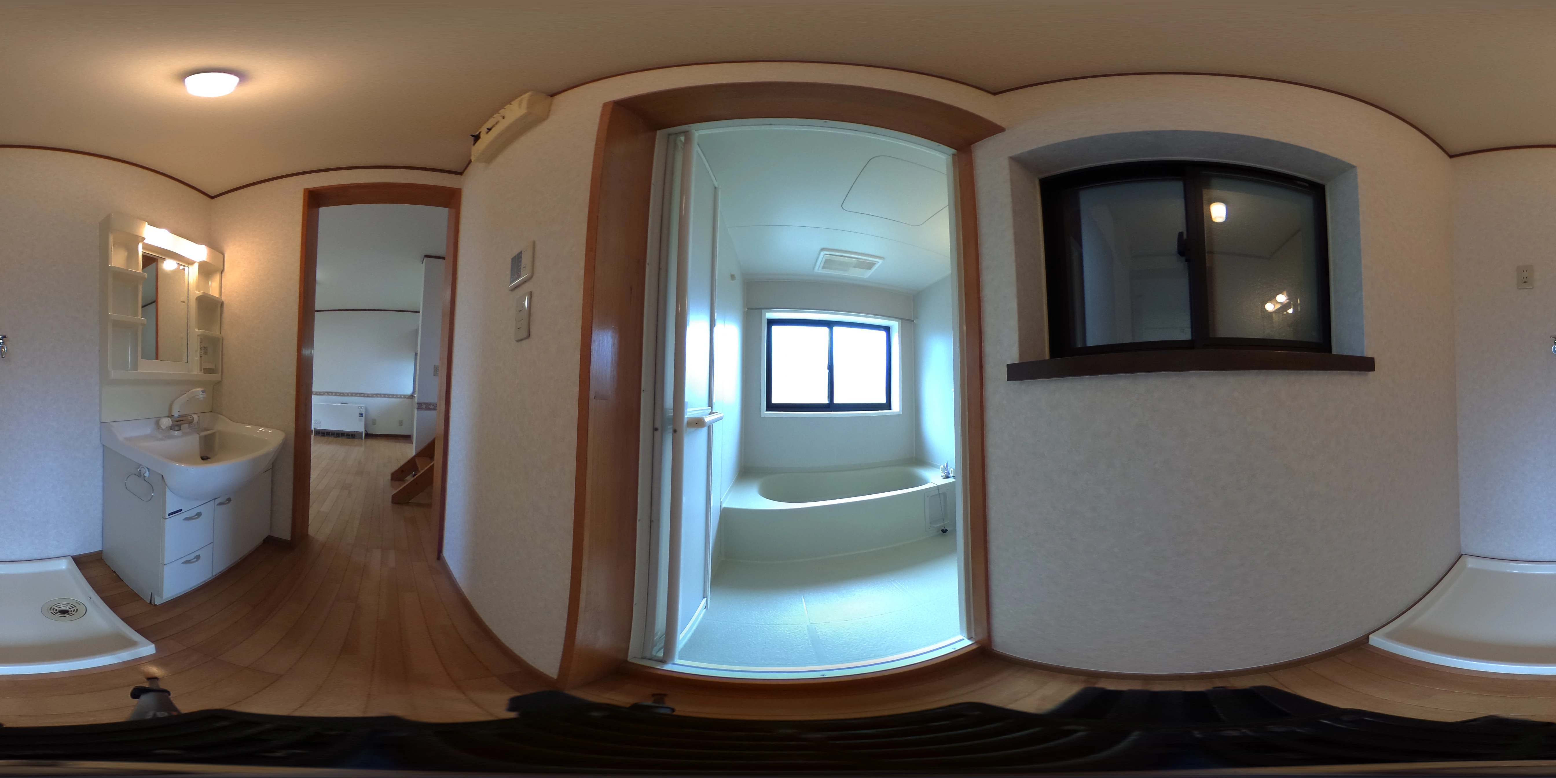 洗面・脱衣スペース（360度パノラマ）