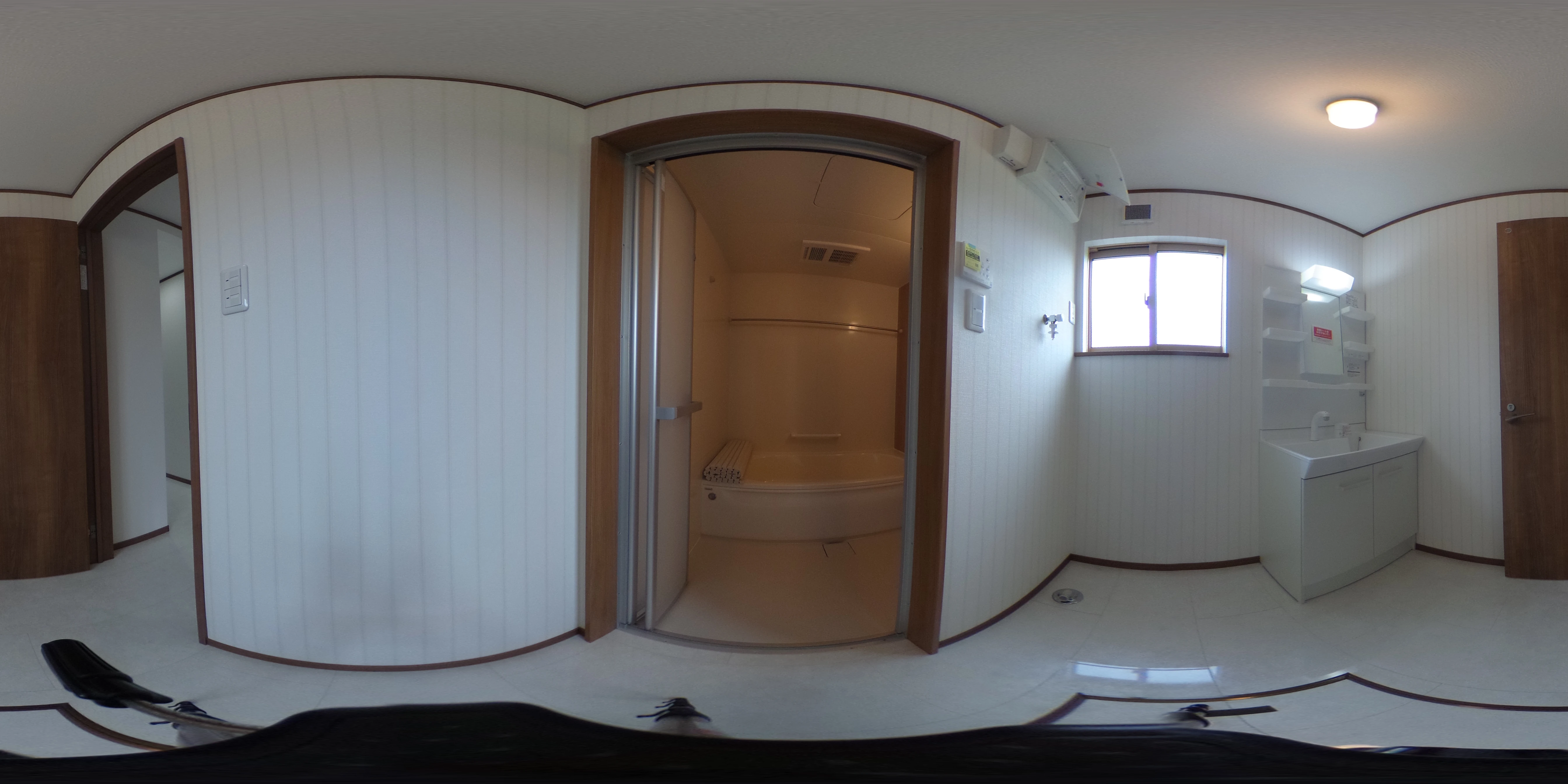 洗面・脱衣スペース（360度パノラマ）
