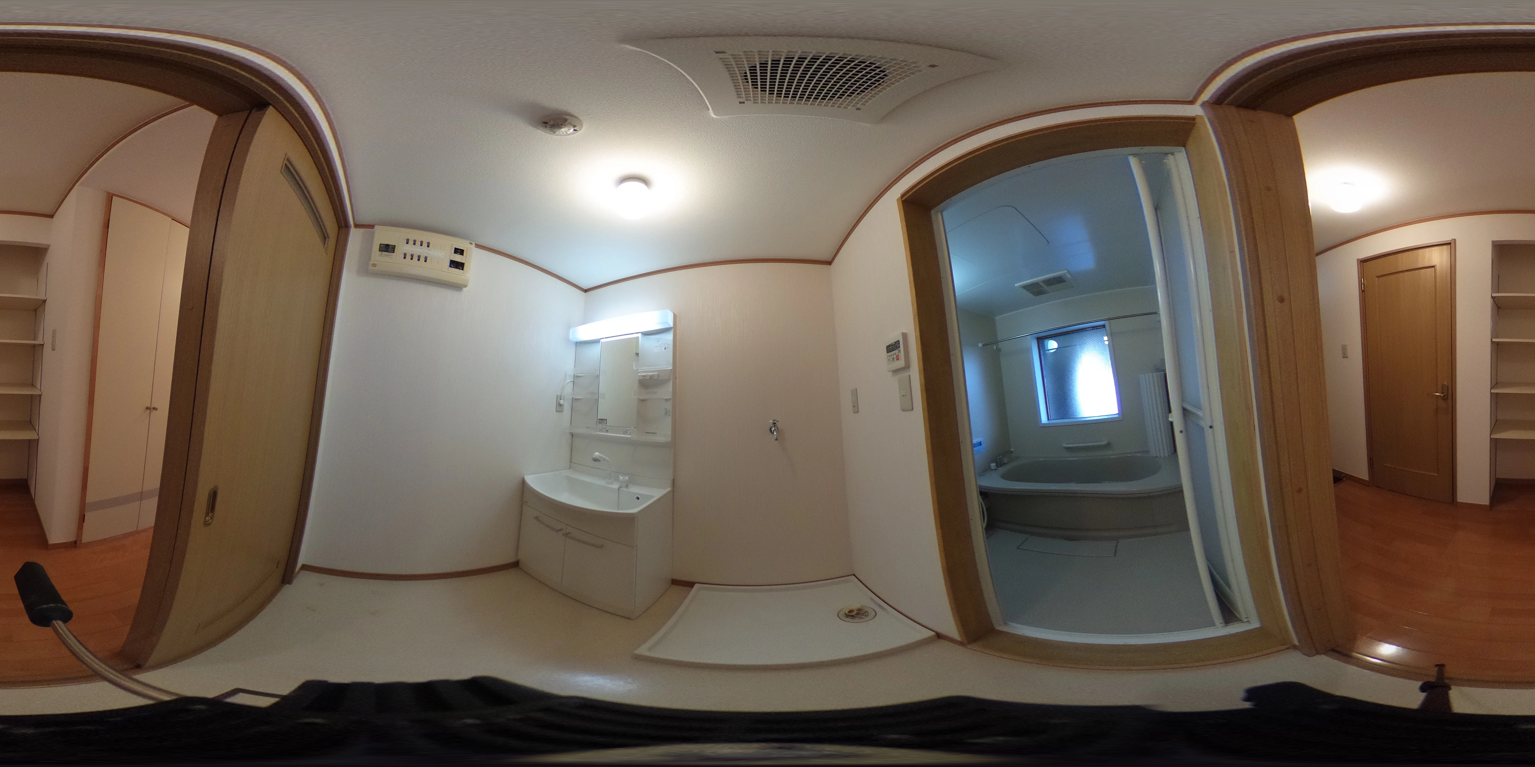 洗面・脱衣スペース（360度パノラマ）